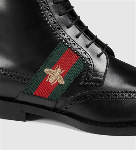 black gucci boots men with ufo|Gucci Boots for Men .